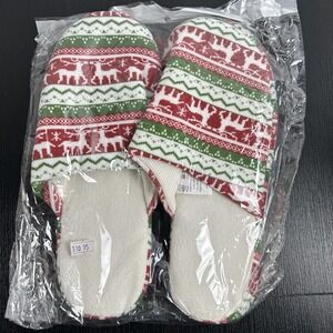 Christmas Slippers‎ Indoor Unisex Size 11-12 New